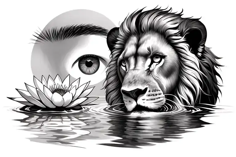 A Waterlilie With A Lion An Eye Over Time When My Son In The World Came A Dare And How Big My Son