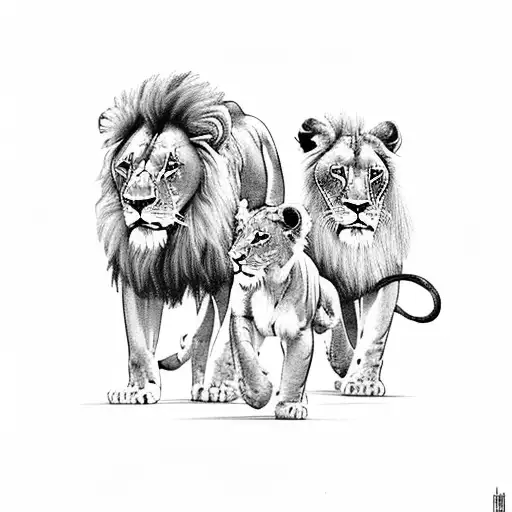 Lion Family