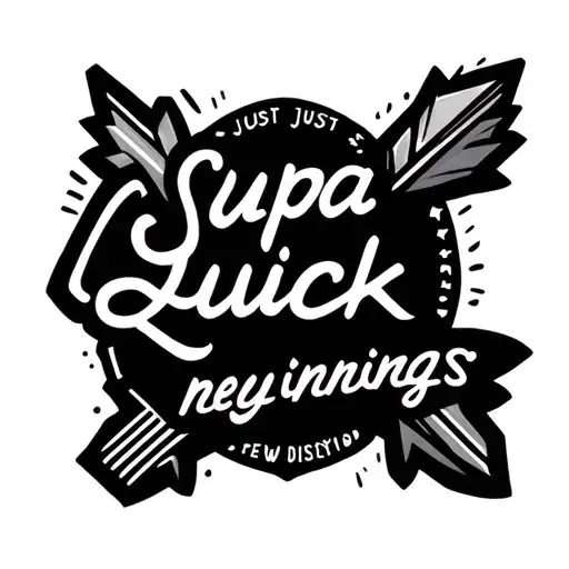 Supa Quick Logo But Just The Arrows And New Beginnings