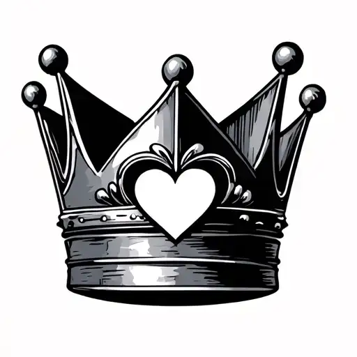 Simple Danish Crown With Heart