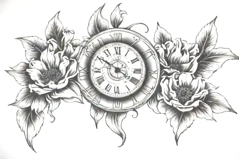 3 Clocks With A Boys Names Lily Daisy And Poppy Flowers