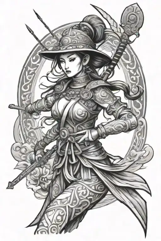 Vietnamese Warrior Lady
