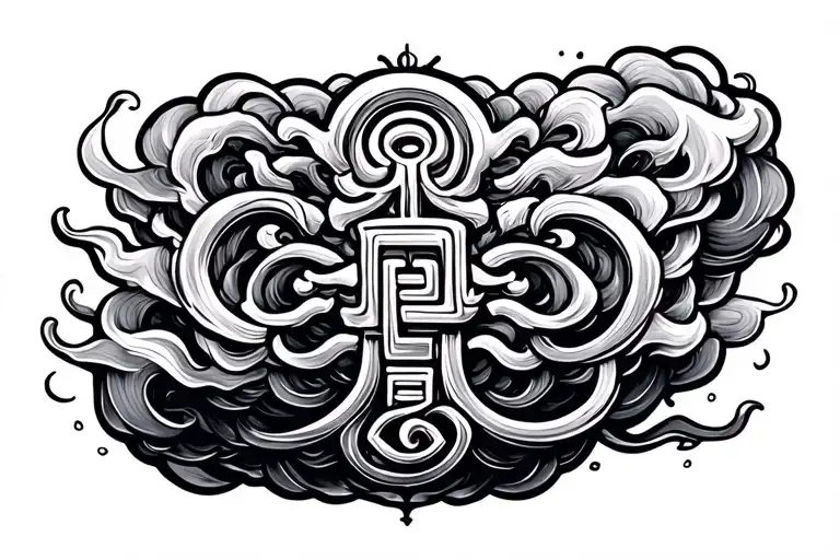 Chinese Element Charm Small Fine Line Straight Smoke Underarm