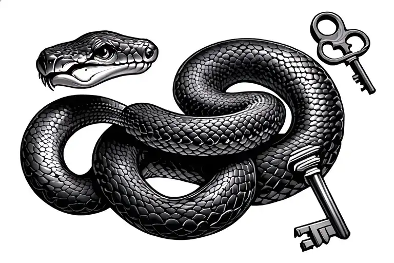 Snake And Key