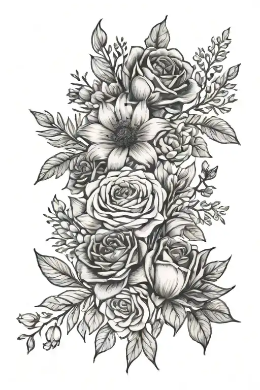 Birth Flower Bouquet