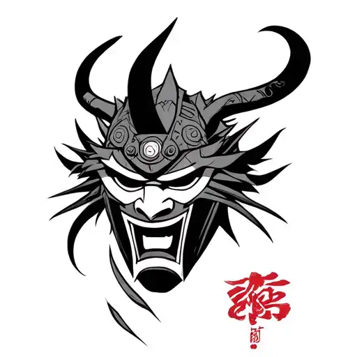 Samurai Oni Mask