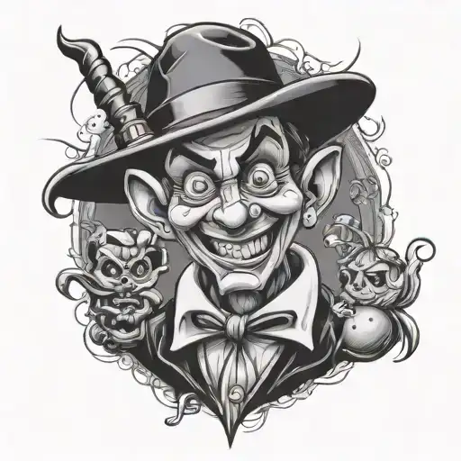 Horror Pinocchio Portrait Style