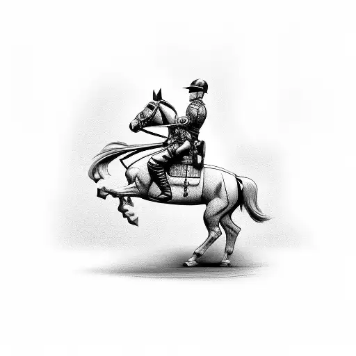 Soldier Riding Horse