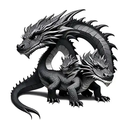 Big Dragon 3 Baby Dragons