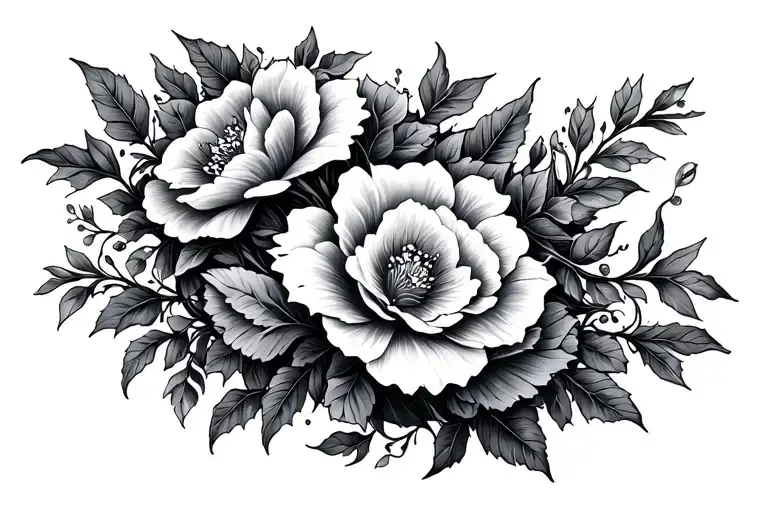 Floral And Vines Wrapped