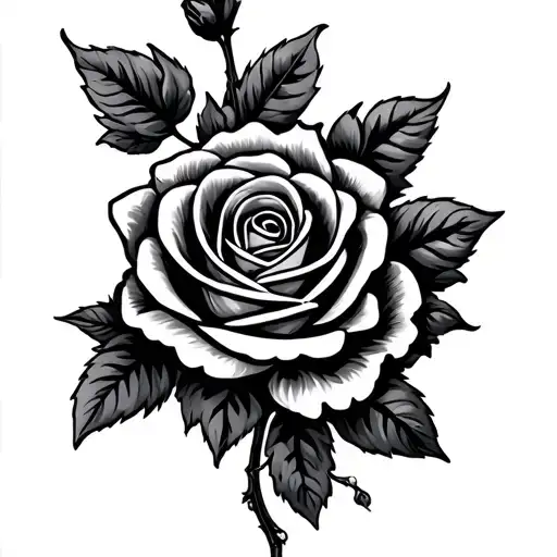 Mother Name With Rose Vine