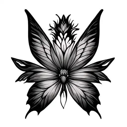 Papillon Ailes Floral Patterns