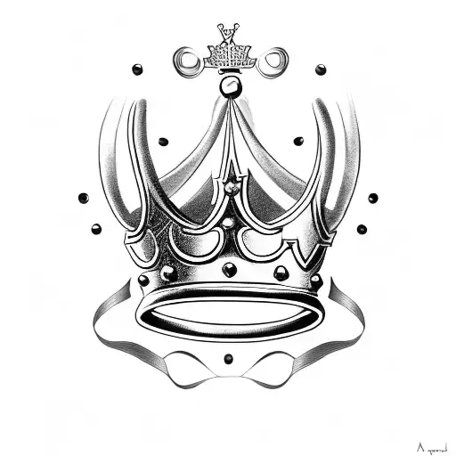 King's Crown With The Letters Ma Hidden
