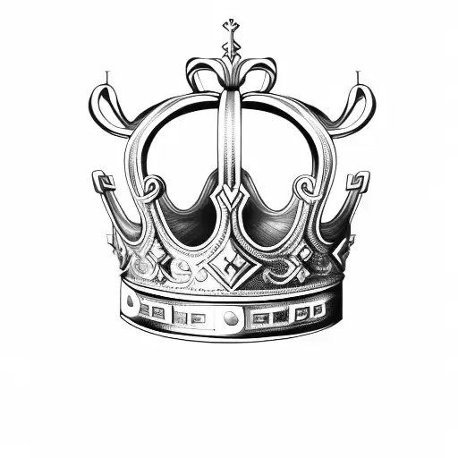 King's Crown With The Letters Ma Hidden