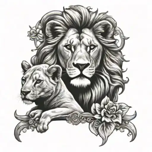 Lion And Lamb