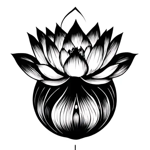 Lotus Flower Tear Ornament From Libra