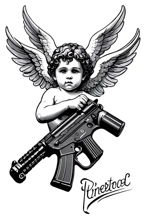 Cherub Aiming Ak47