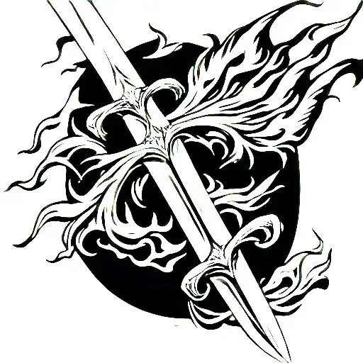 Flaming Sword