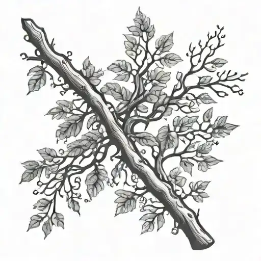 Initials Jgg Tree Branch