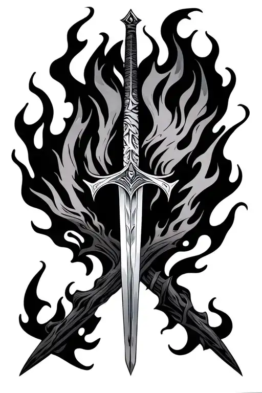 Flaming Sword