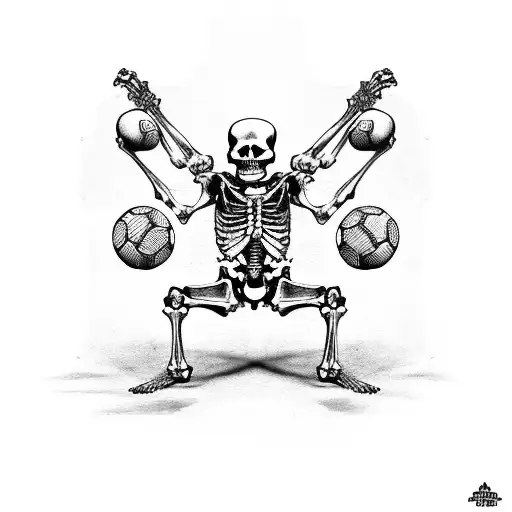 Skeleton Football