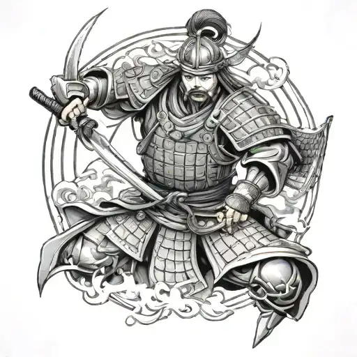 Japanese Samurai Warrior