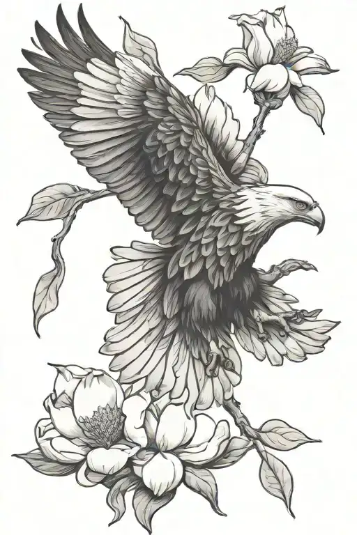 Eagle Magnolia Flower