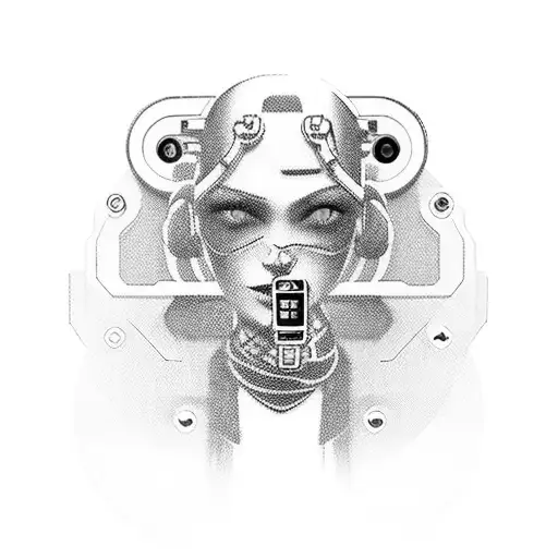 Cyberpunk Tattoo Goes Smartwatch