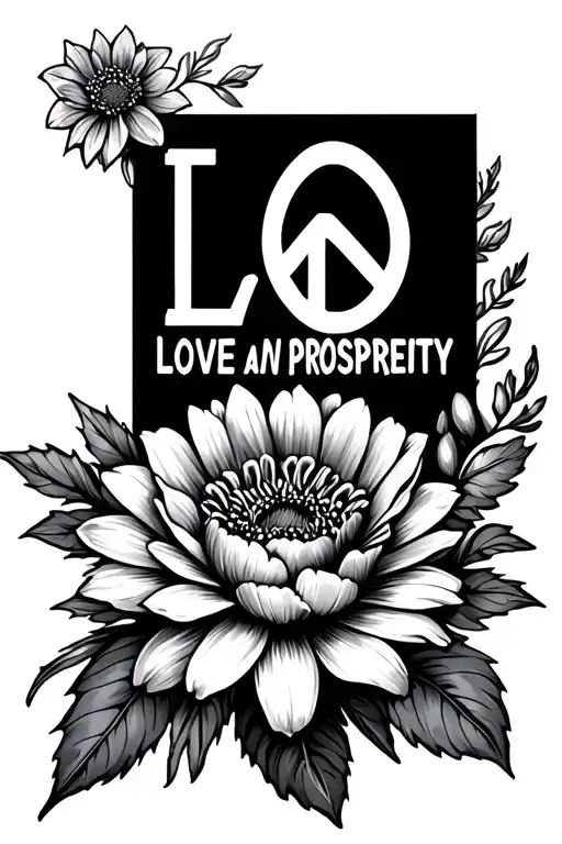 Peace Love And Prosperity October Birth Flower