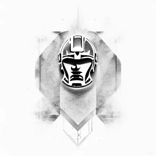 Spartan Head With 3D Rome Background