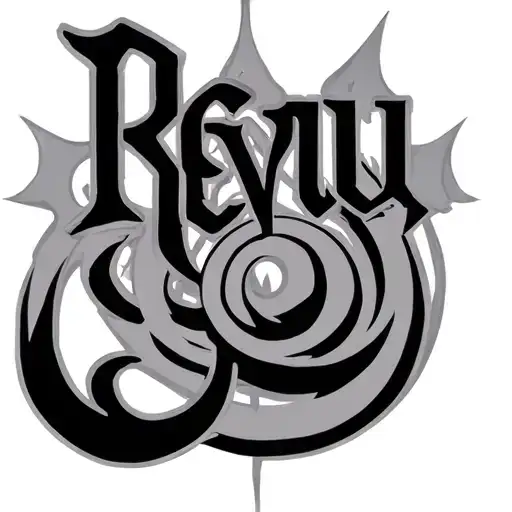 Aquarius Symbol With The Name Rev