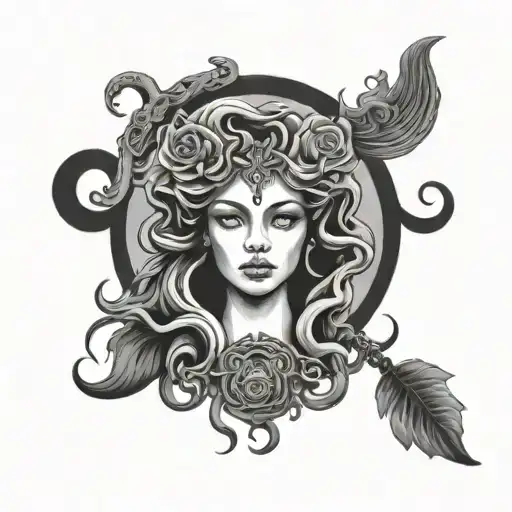 Hecate And Medusa Face