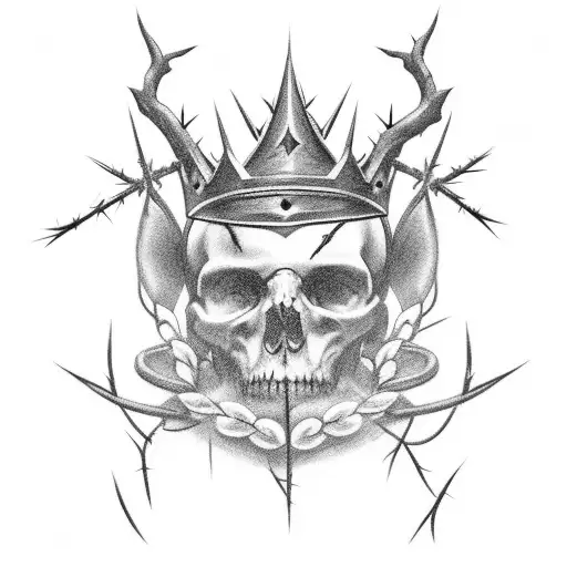 Barbed Wire With Thorn Crown