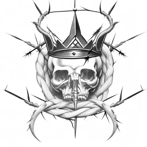 Barbed Wire With Thorn Crown