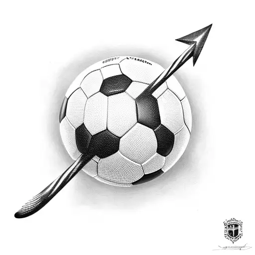 Brazil And English Flag Mixed With A Soccer Ball And Hockey Sticks With A Anchor