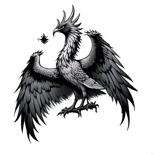 Phoenix Rising From The Ashes