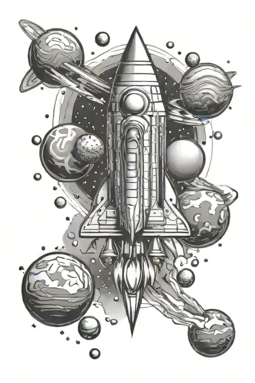 Space Planets Rockets