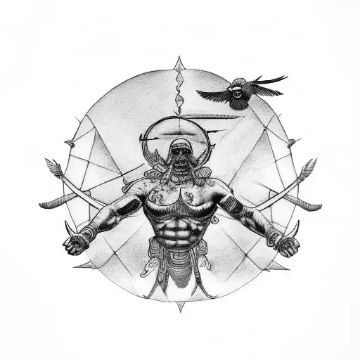 Fall Of Icarus With The Words Momento Mori Under It