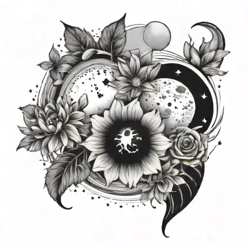 The Phases Of The Moon And That The Spots Of The Moon Are Shaped Like Flowers