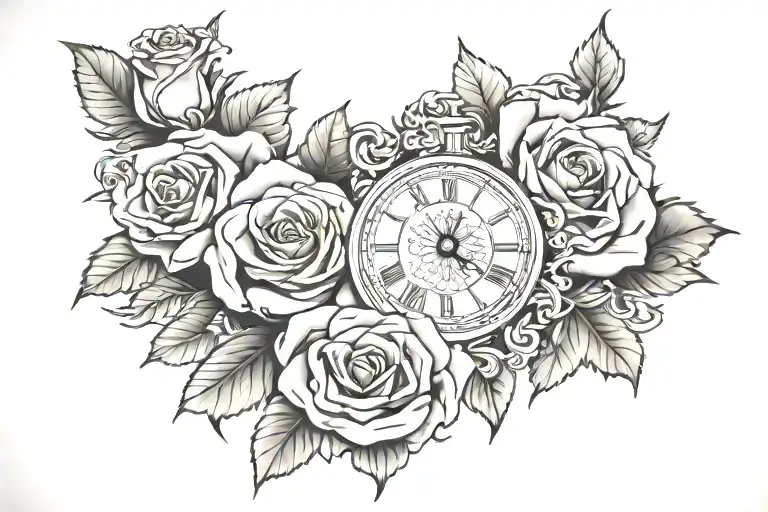 Times Roman And Roses