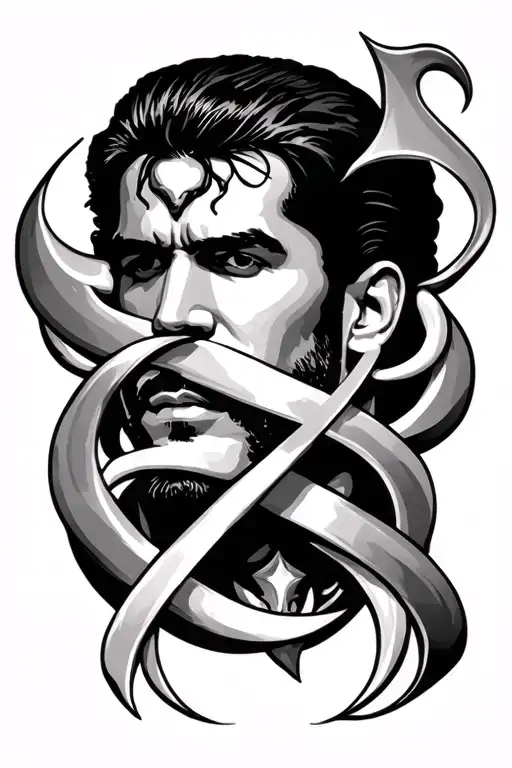 Freddie Mercury Symbol Intertwined