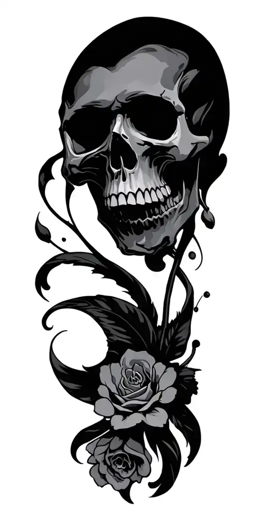 Full Sleeve With Skull