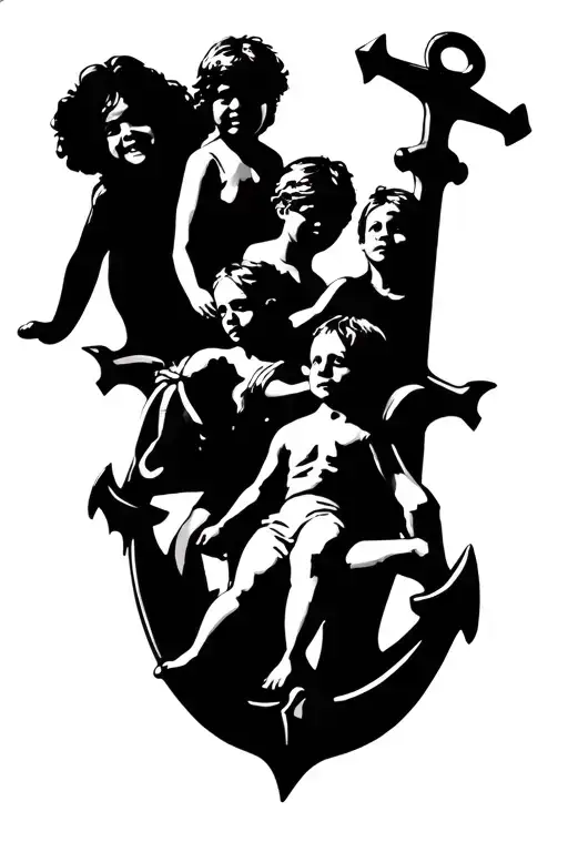 Nautical With Representation Of 4 Children