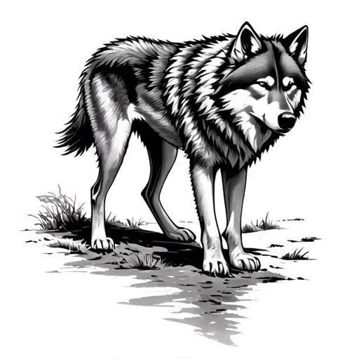 Lone Wolf Standing