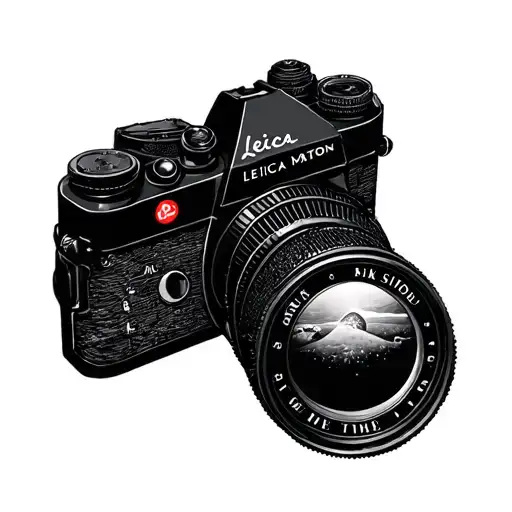 Leica M6 With Dark Side Of The Moon Album Cover Art