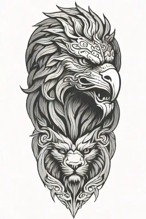 Eagle And Lion