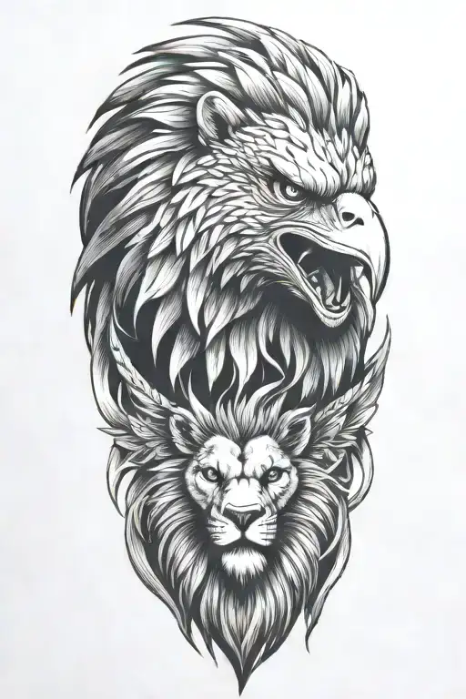 Eagle And Lion