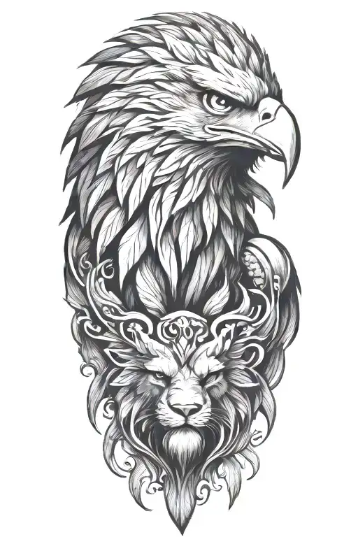 Eagle And Lion