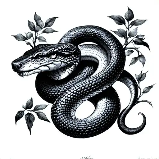 Adam & Eve Bibical Clasping Snake