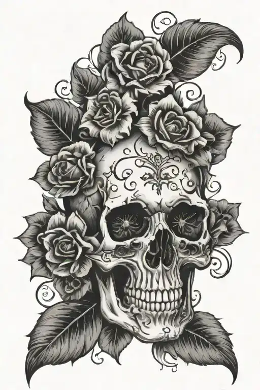 Skull Flowers